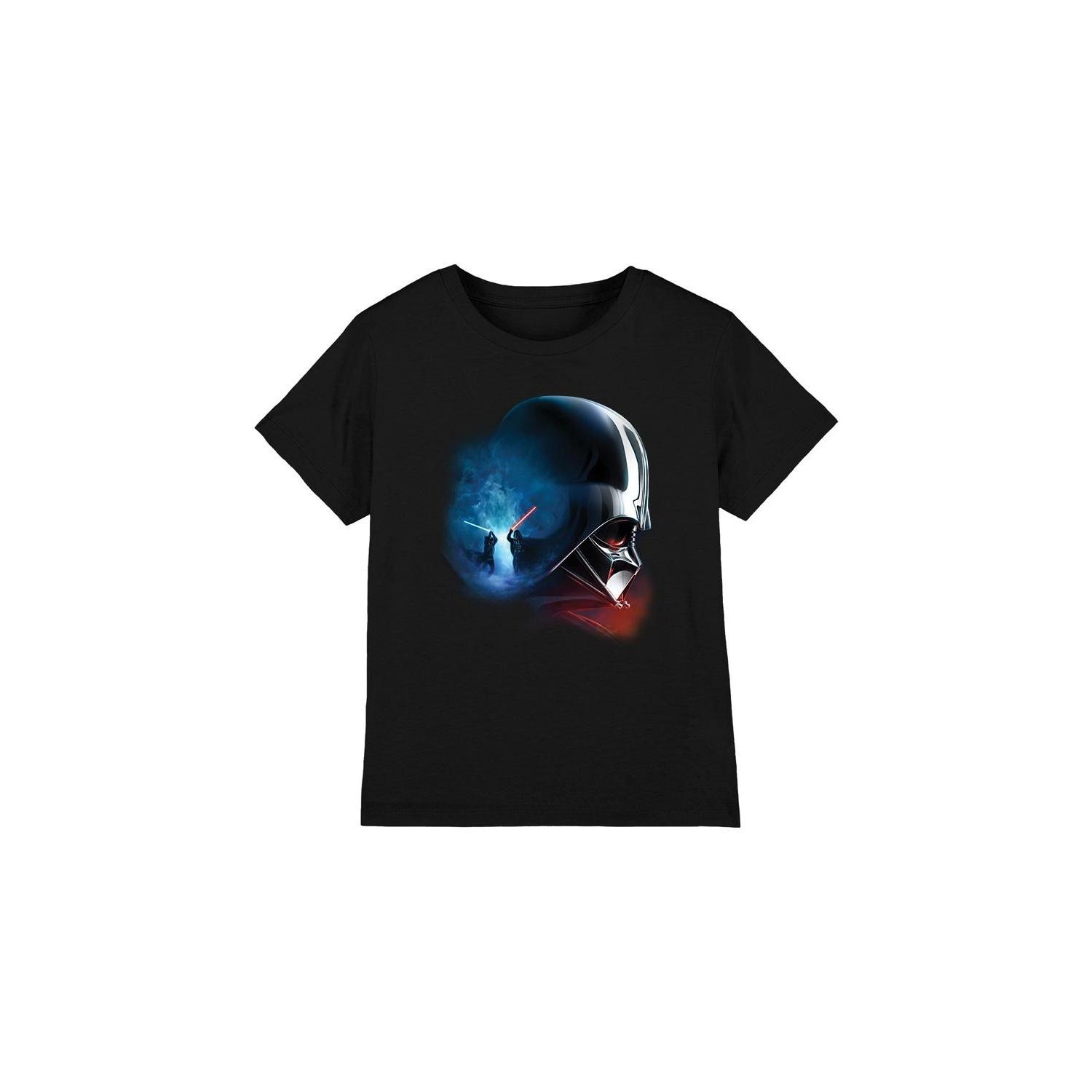 Star Wars Childrens/Kids Obi Wan Kenobi Vader Poster T-Shirt 5-6 Years zwart