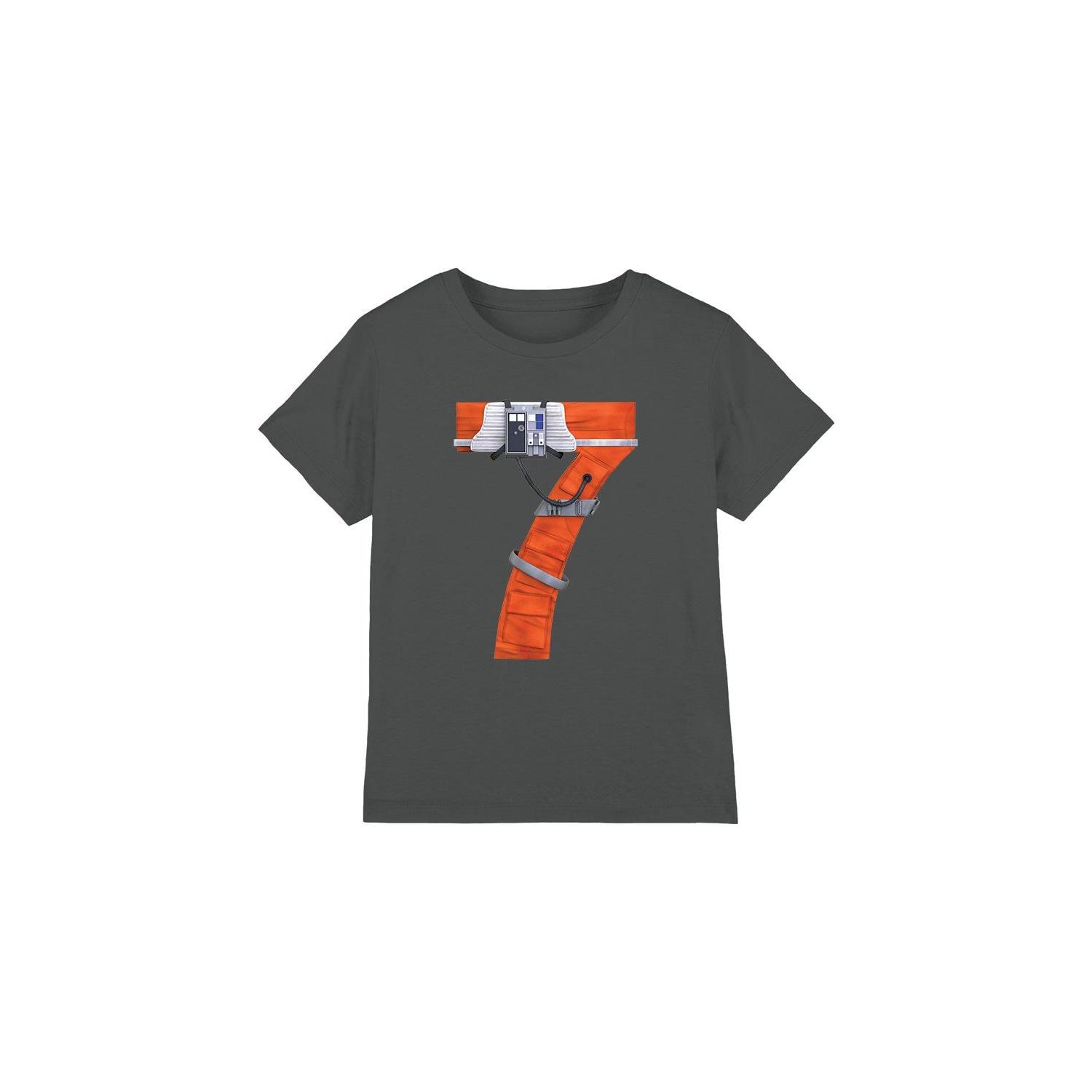 Star Wars Childrens/Kids 7 X-Wing Fighter T-Shirt 7-8 Years houtskool