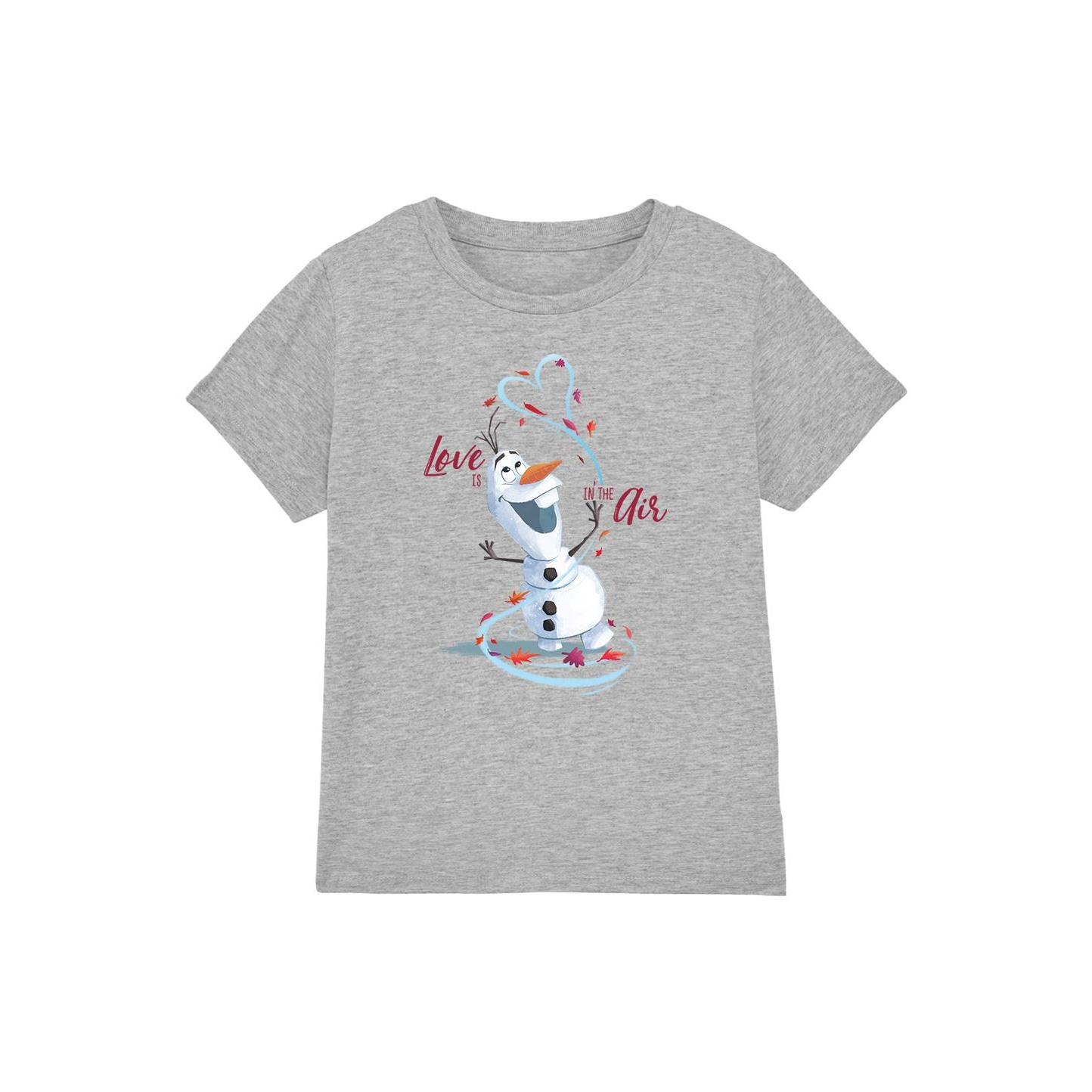 Frozen Childrens/Kids Love Is In The Air Valentine`s Day T-Shirt 7-8 Years