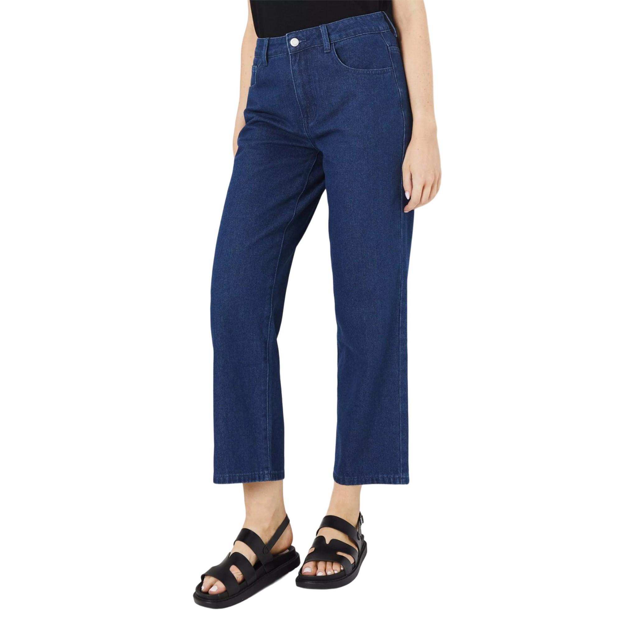 Pertemba FR - Apparel Principes Dames/dames denim jeans met rechte pijpen 18 UK R indigo