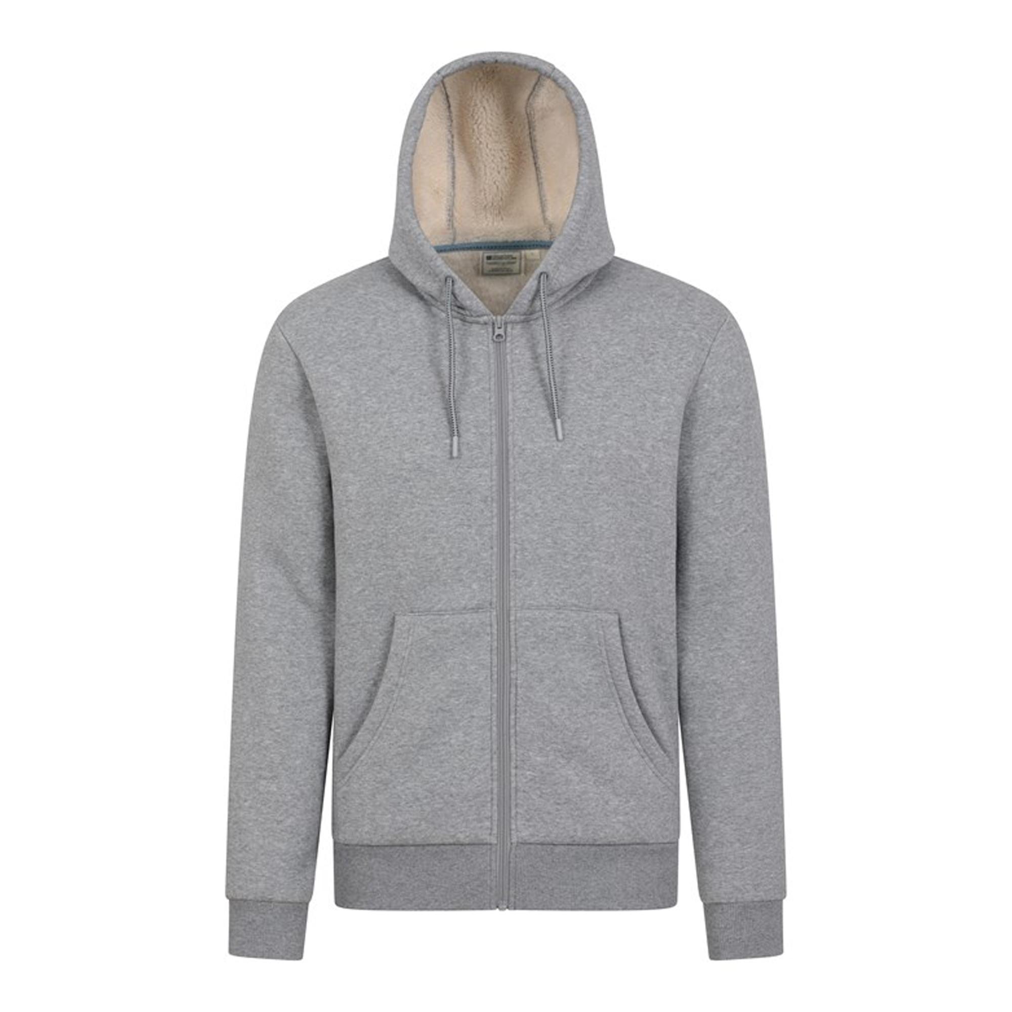 Pertemba FR - Apparel Mountain Warehouse Heren Dalton Borg gevoerde hoodie met volledige ritssluiting XXS