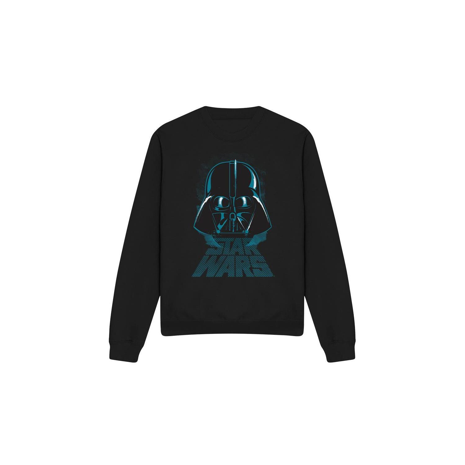 Star Wars Unisex Adult Darth Vader Distressed Sweatshirt XL zwart