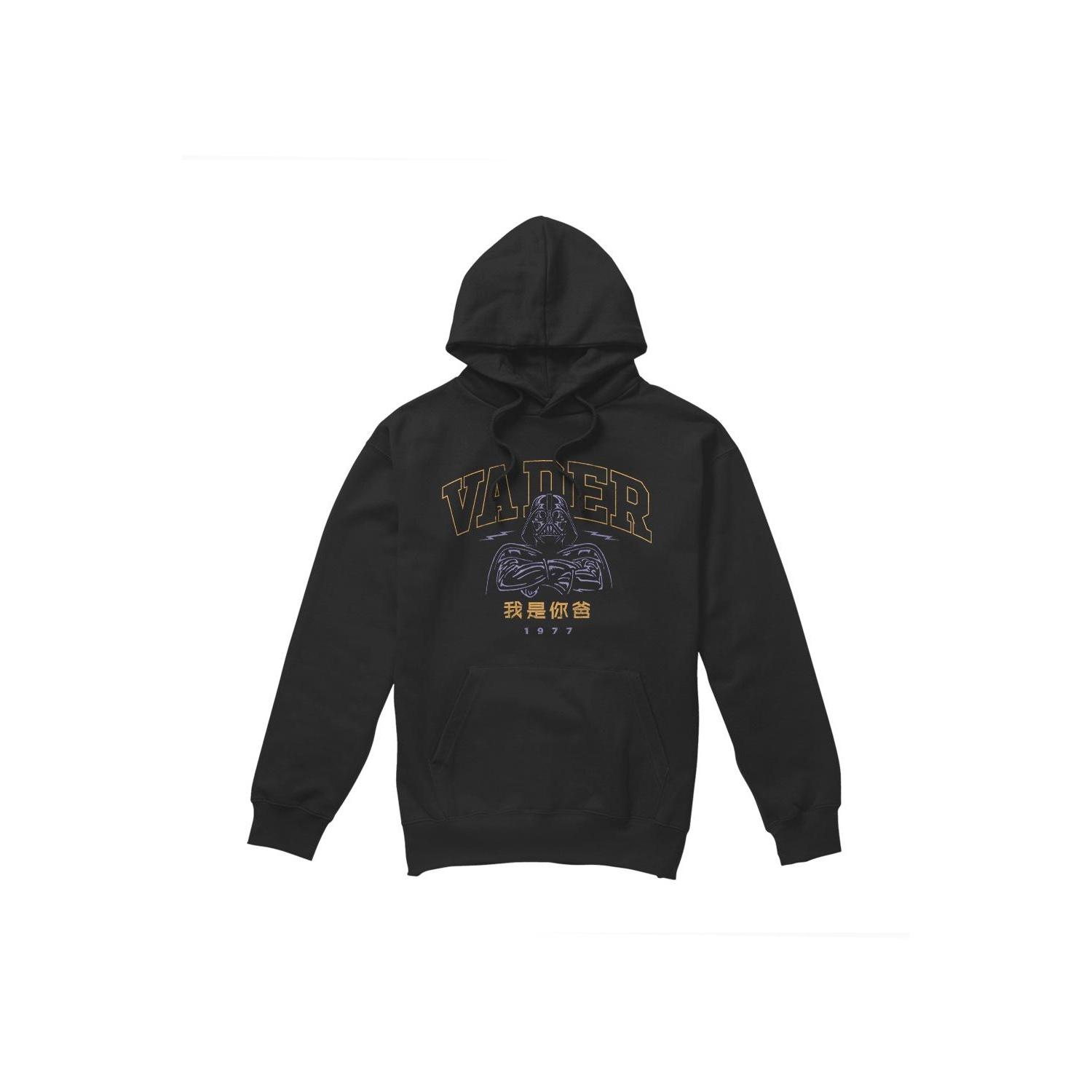 Star Wars Mens 77 Darth Vader Hoodie XL zwart