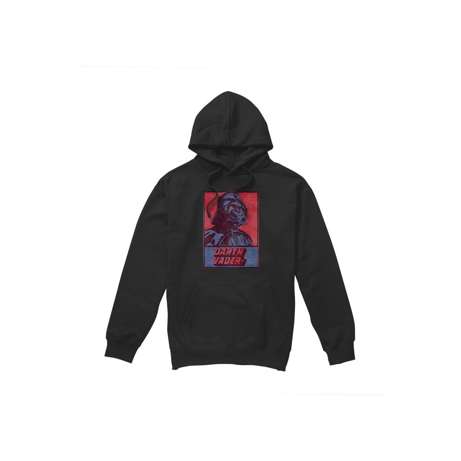 Star Wars Mens Darth Vader Card Hoodie XL zwart