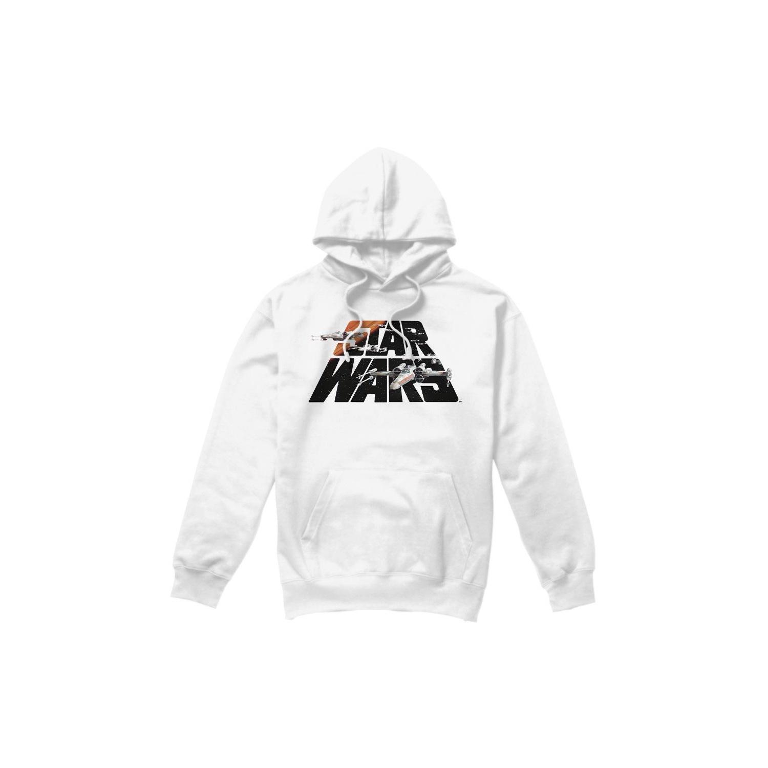 Star Wars Mens X-Wing Burst Hoodie S wit