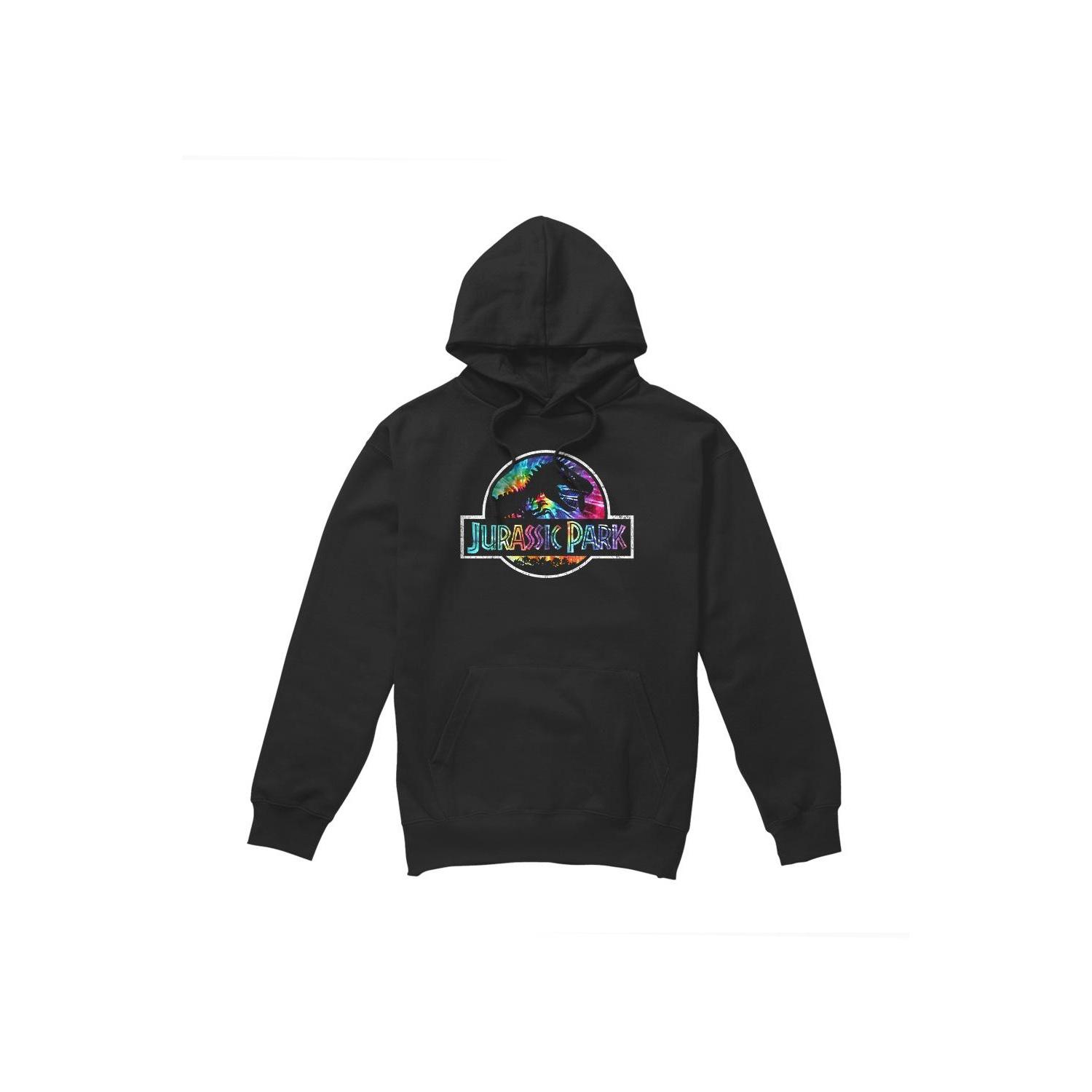 Jurassic Park Mens Prehistoric Groove Hoodie XL zwart