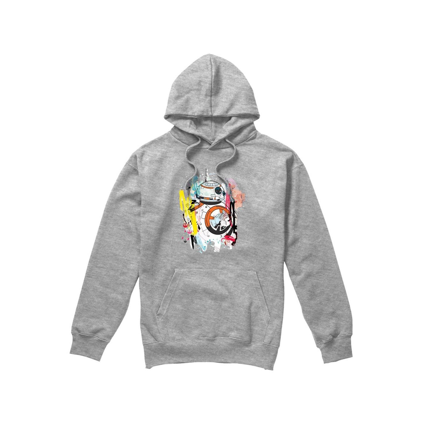 Star Wars Mens BB-8 Abstract Hoodie L