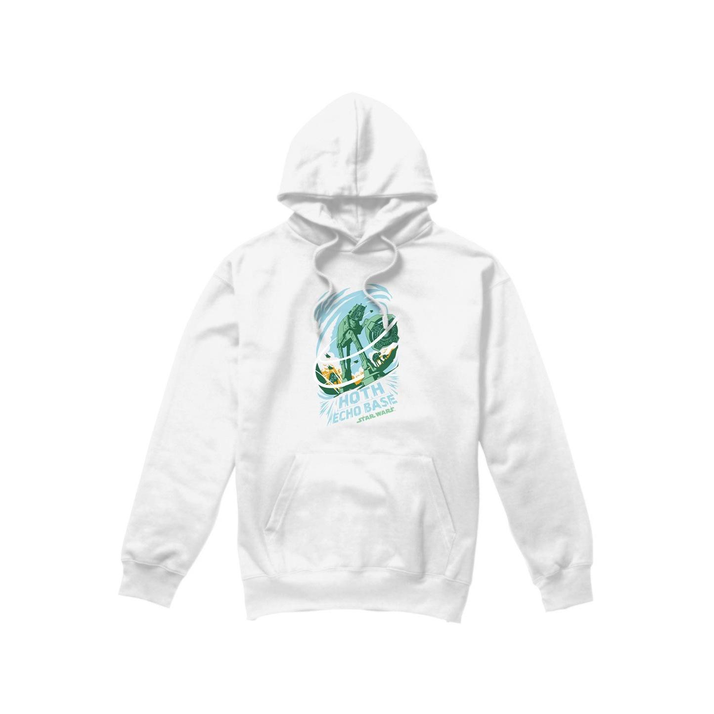Star Wars Mens Echo Base Attack Hoodie XL wit