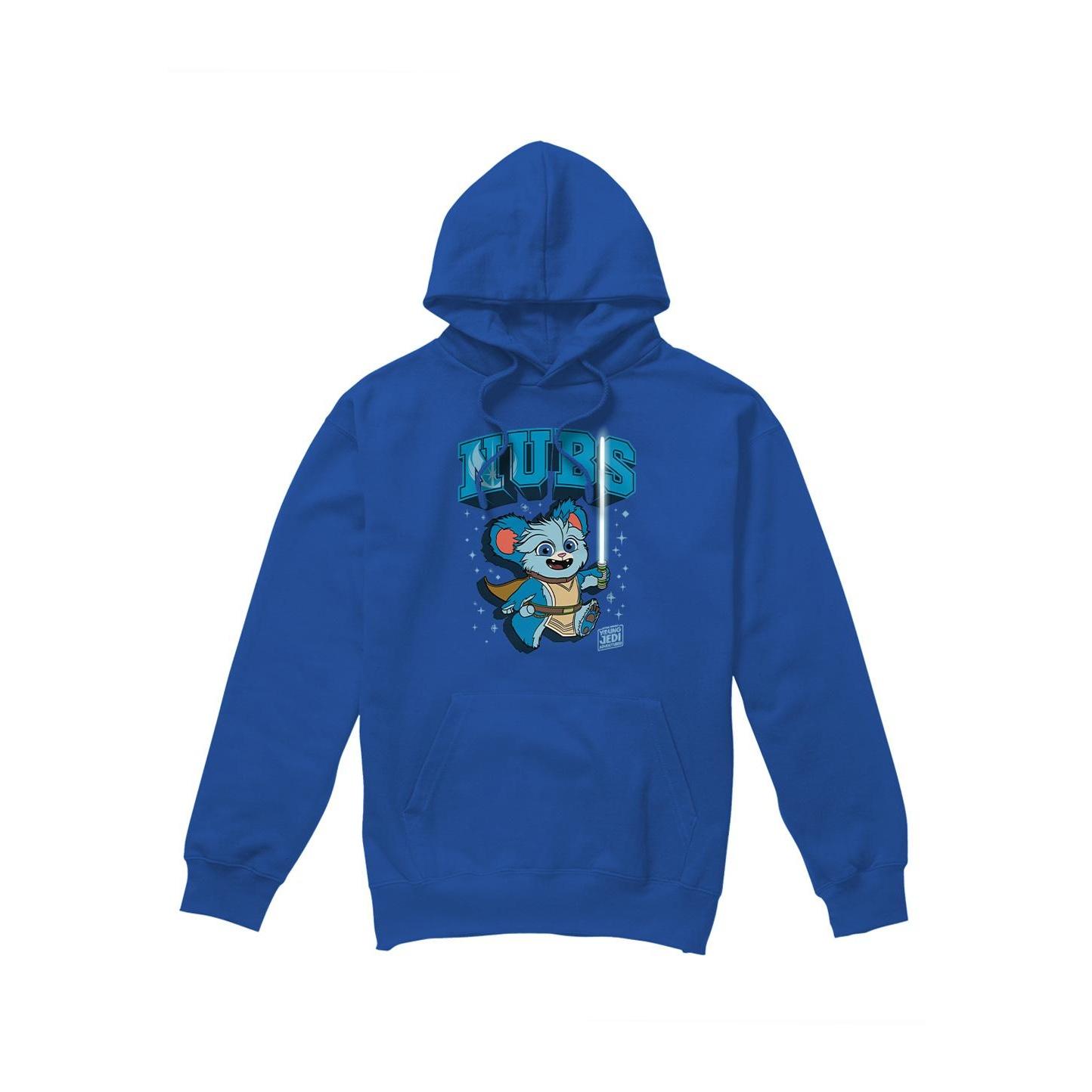 Star Wars Mens Young Jedi Adventure Nubs Hoodie L koningsblauwe kleur