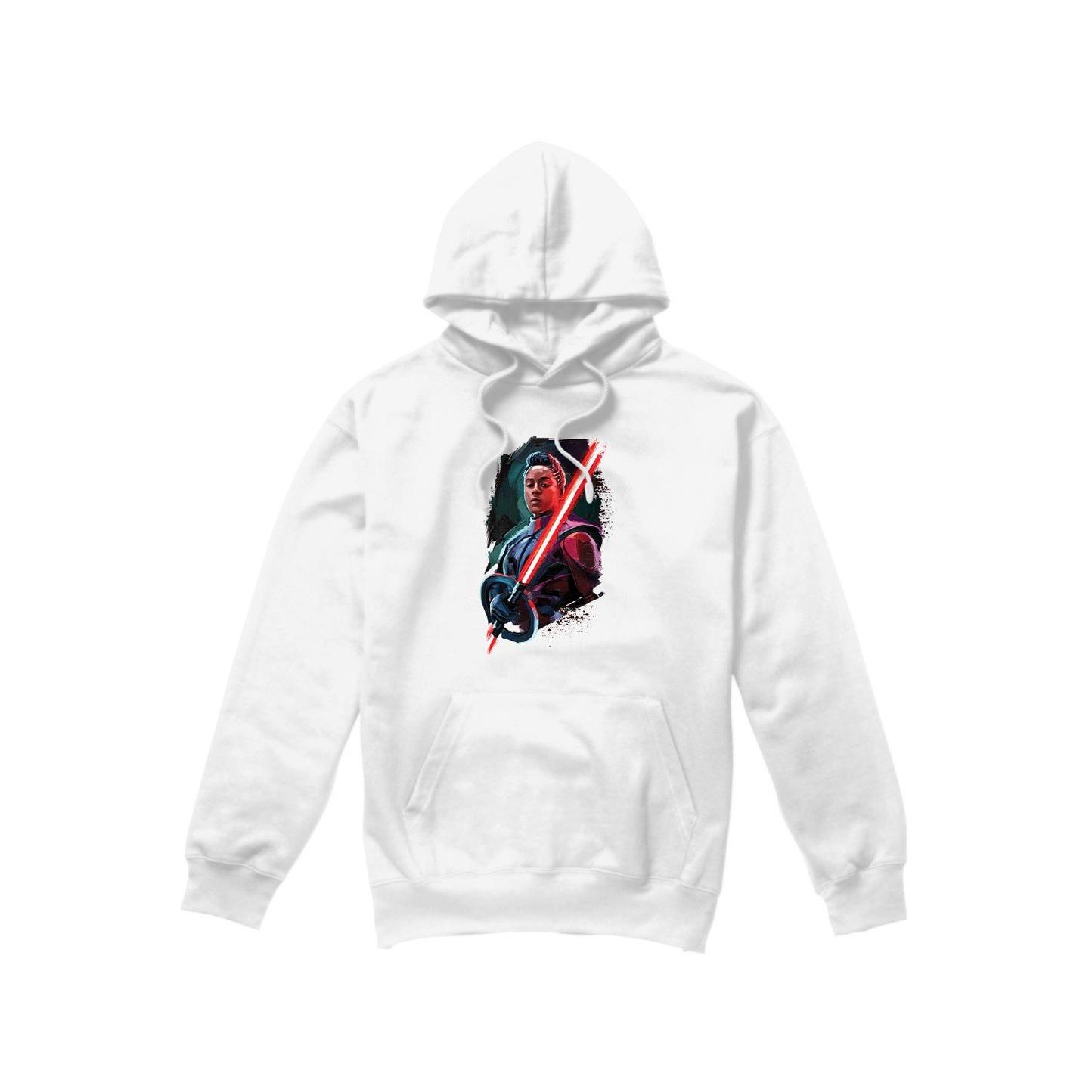 Star Wars Mens Obi Wan Kenobi Reva Painted Hoodie XL wit