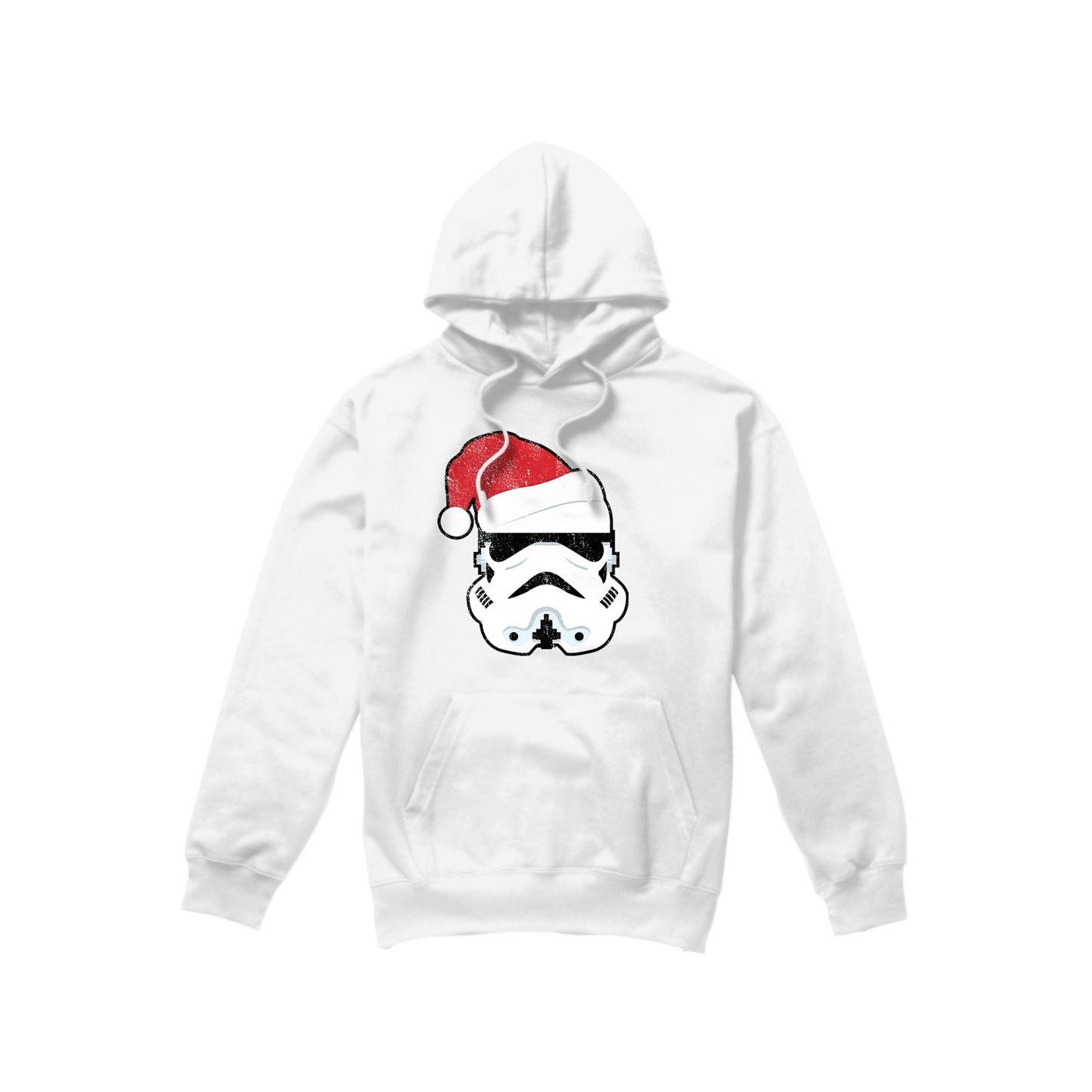 Star Wars Mens Stormtrooper Santa Christmas Hoodie XL wit