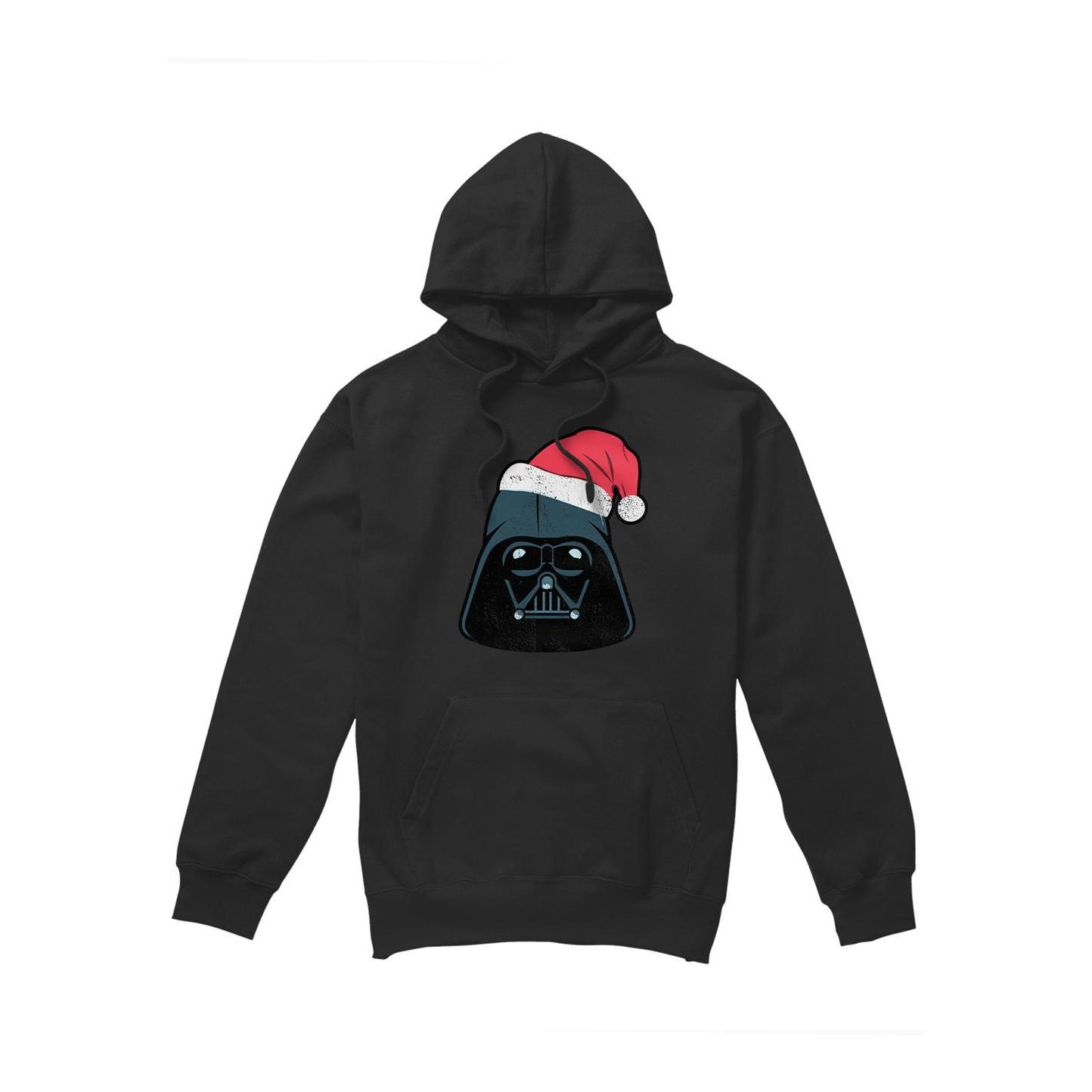 Star Wars Mens Darth Vader Santa Christmas Hoodie L zwart
