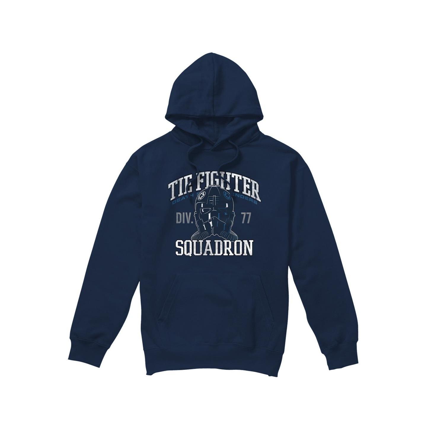 Star Wars Mens Tie Fighter Squadron Hoodie S Vloot