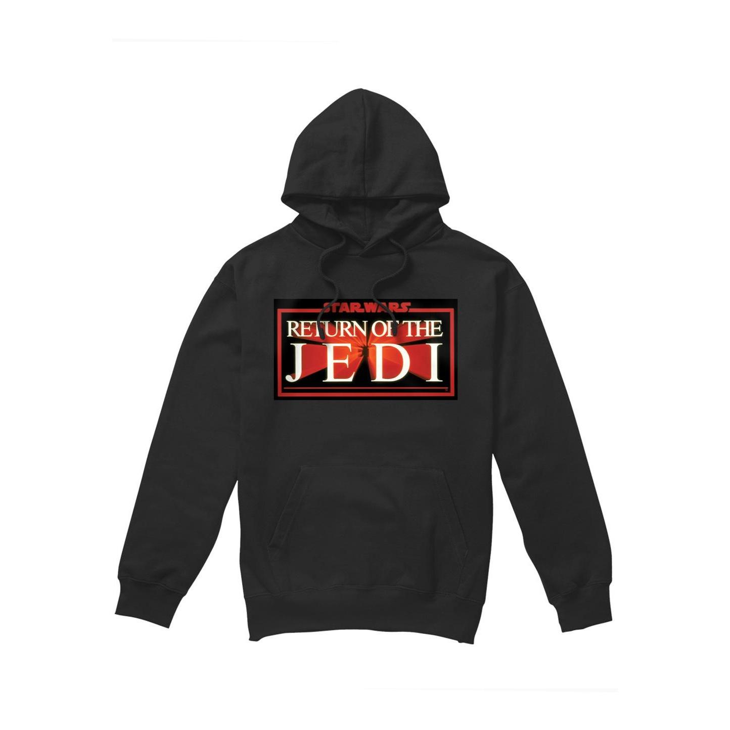 Star Wars Mens Jedi Warp Hoodie XL zwart
