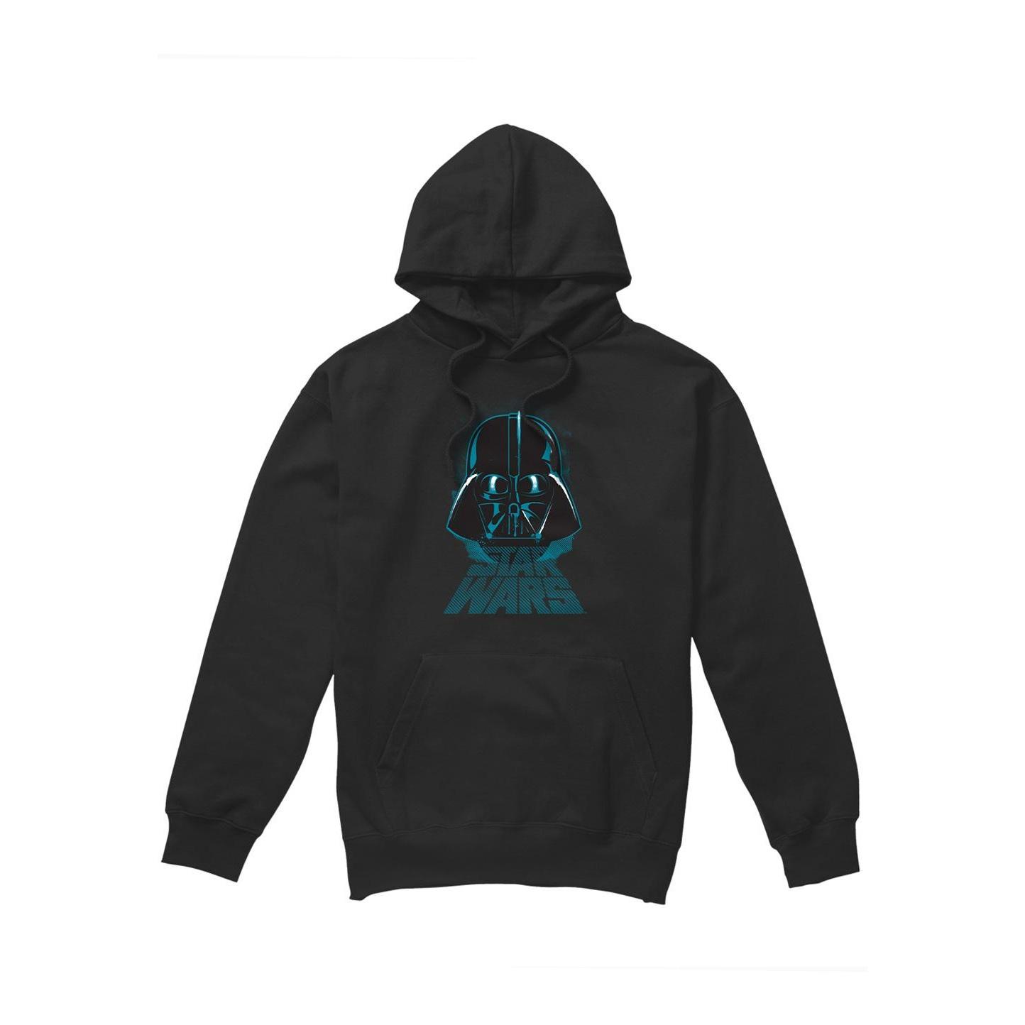 Star Wars Mens Darth Vader Distressed Hoodie L zwart