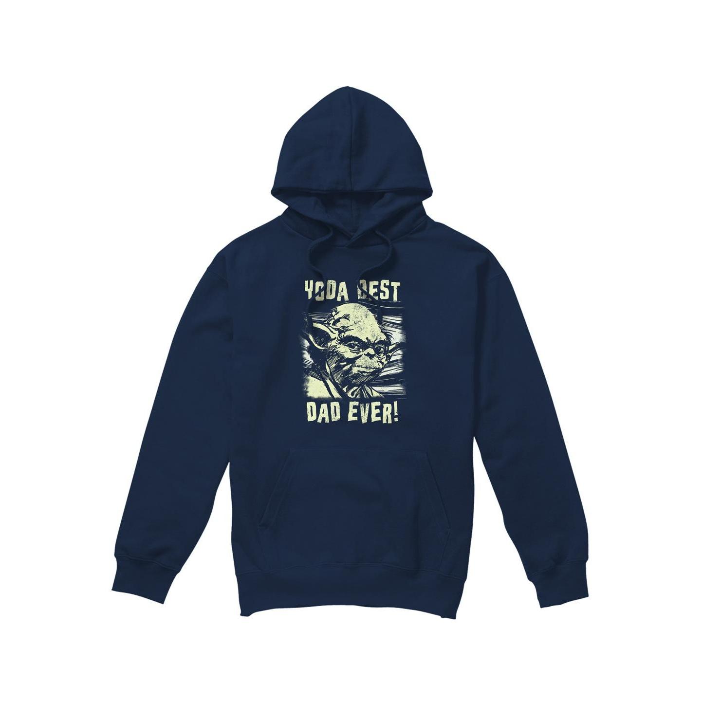 Star Wars Mens Yoda Best Dad Comic Hoodie XL Vloot