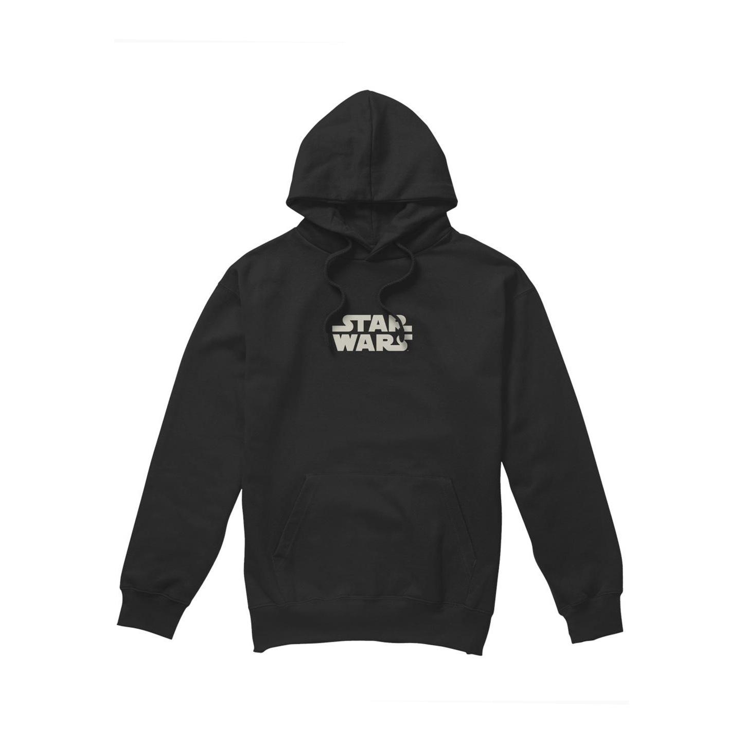 Star Wars Mens Empire Strikes Back Hoodie L zwart
