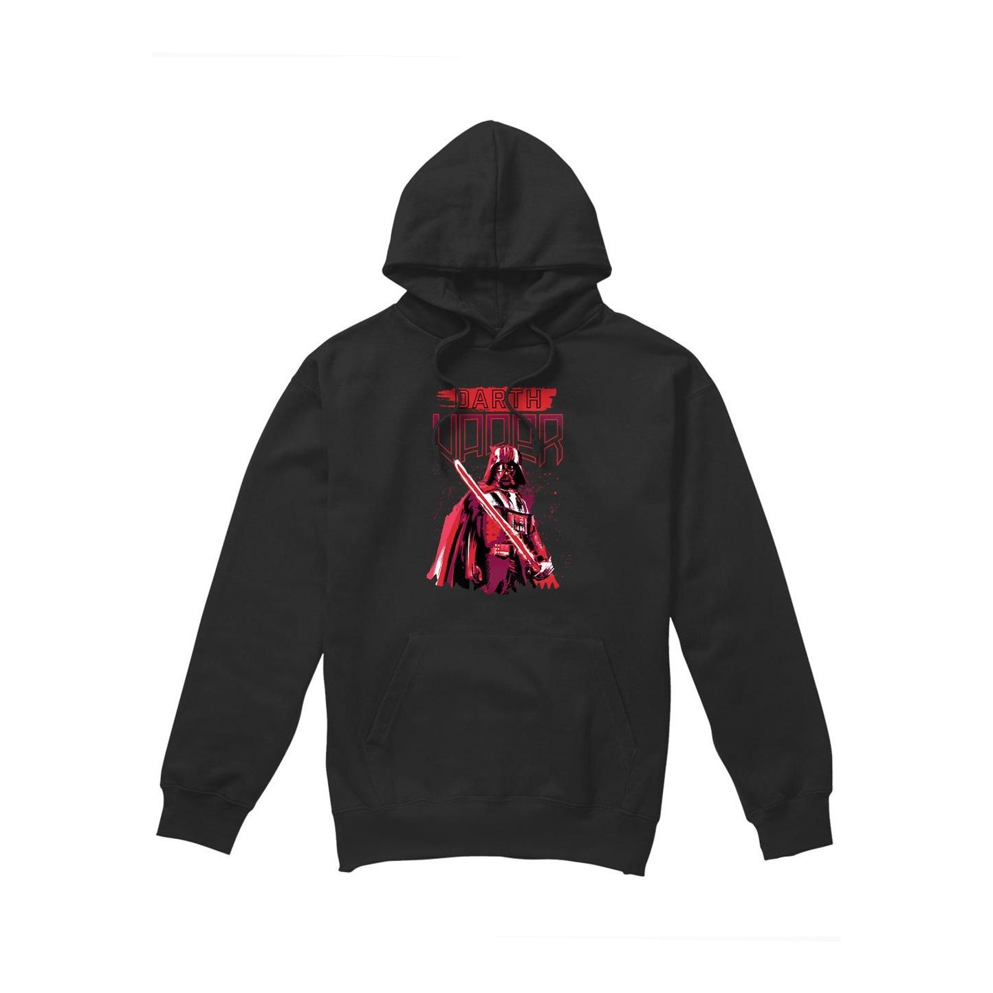 Star Wars Mens Darth Vader Painted Hoodie XXL zwart