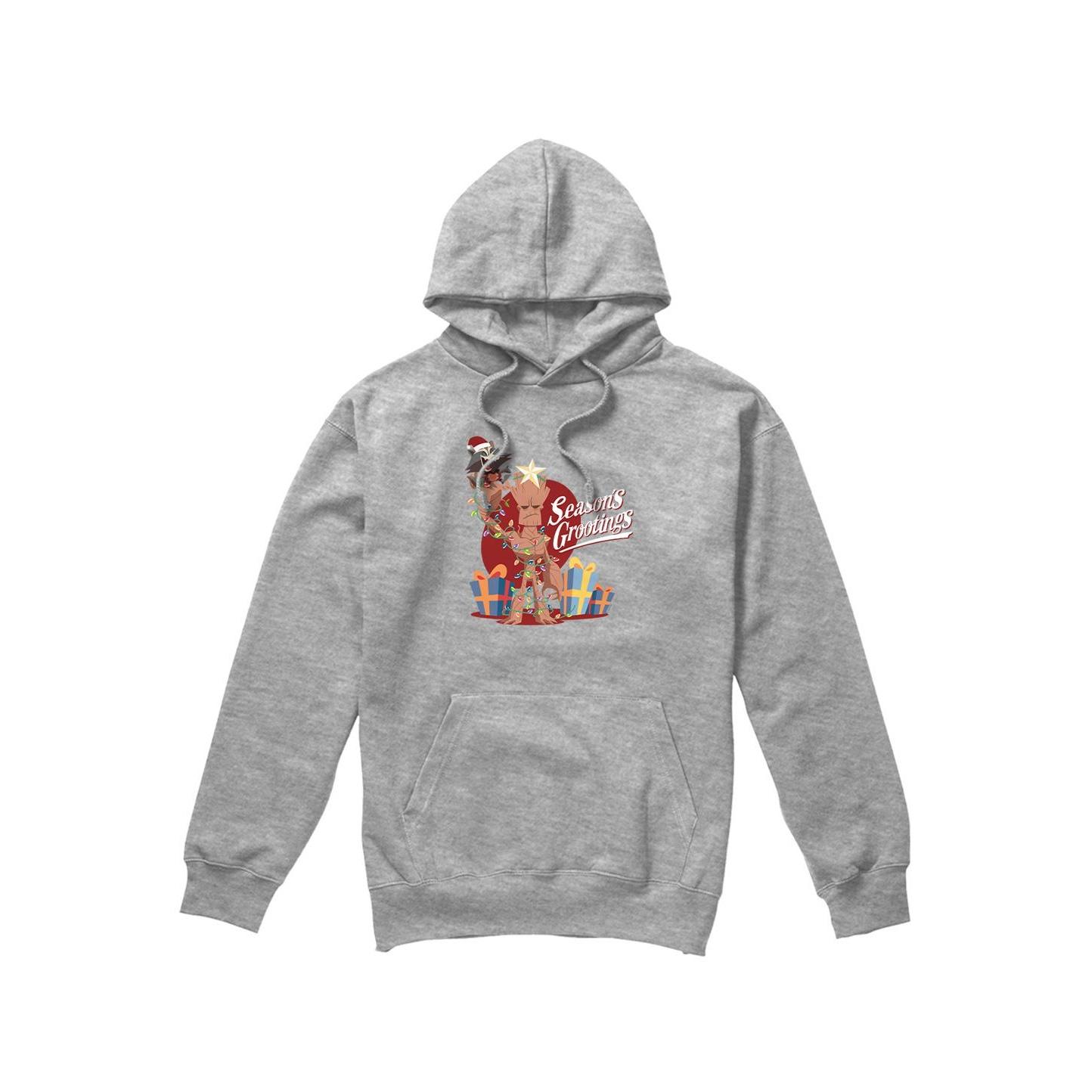 Guardians Of The Galaxy Mens Seasons Grootings Hoodie L