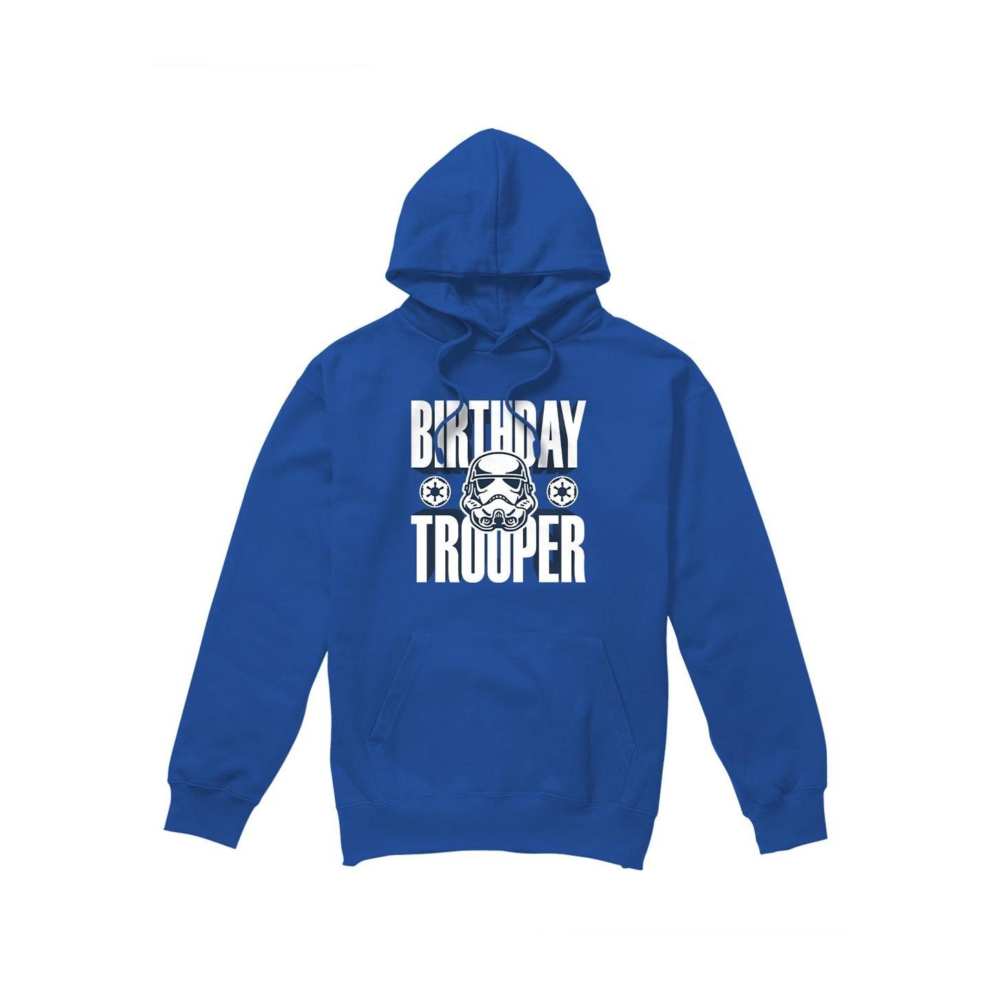 Star Wars Mens Birthday Troopers Hoodie L koningsblauwe kleur