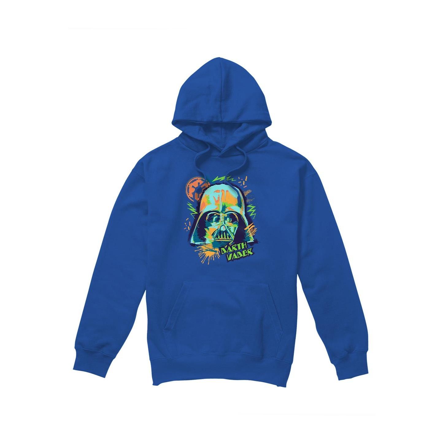 Star Wars Mens 90s Darth Vader Hoodie XL koningsblauwe kleur