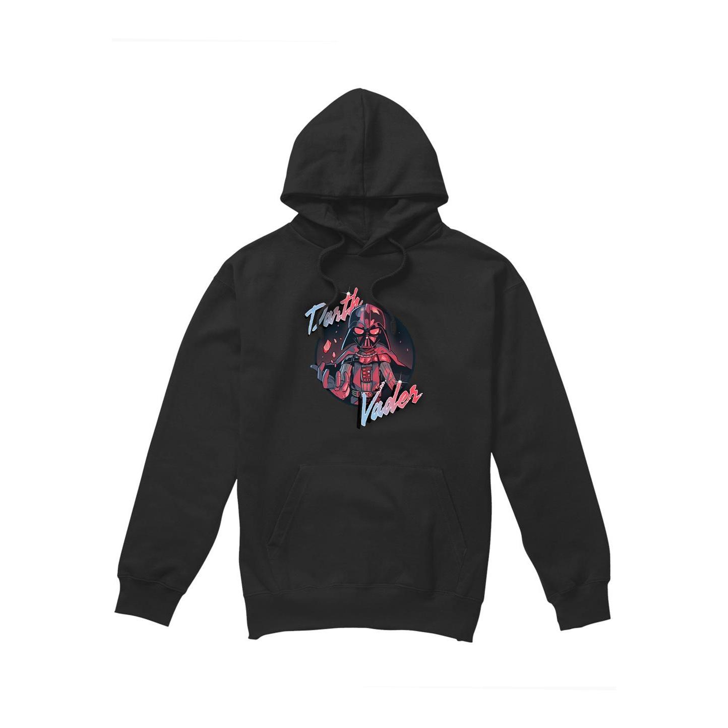 Star Wars Mens Darth Vader Wave Hoodie S zwart