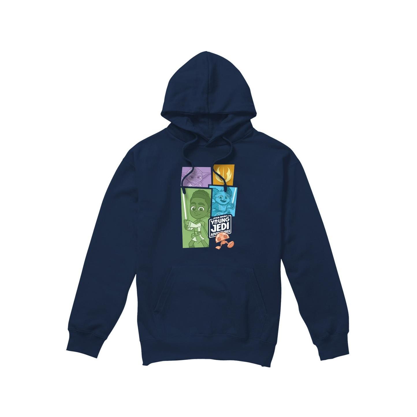 Star Wars Mens Young Jedi Adventure Blocks Hoodie M Vloot