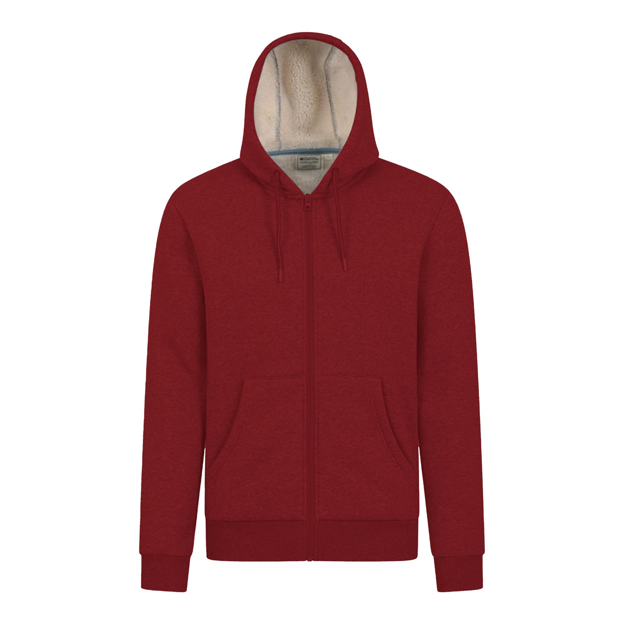Pertemba FR - Apparel Mountain Warehouse Heren Dalton Borg gevoerde hoodie met volledige ritssluiting XXL roestig