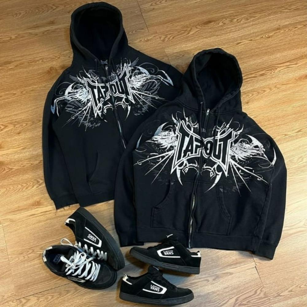 GEMTIDE Y2K Street Nieuwe Mode Oversized Trui Hoodie Heren Harajuku Vintage Hip Hop Populair Casual Sportief Trui met Capuchon L