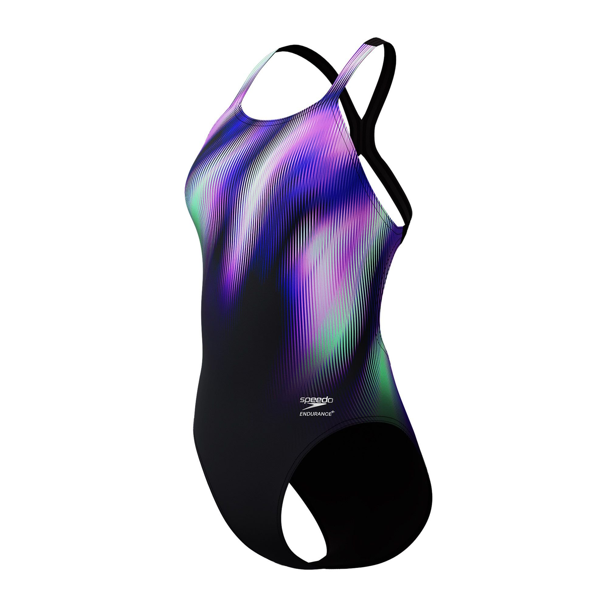 Speedo ECO+ Placement Printed Powerback Badpak Dames