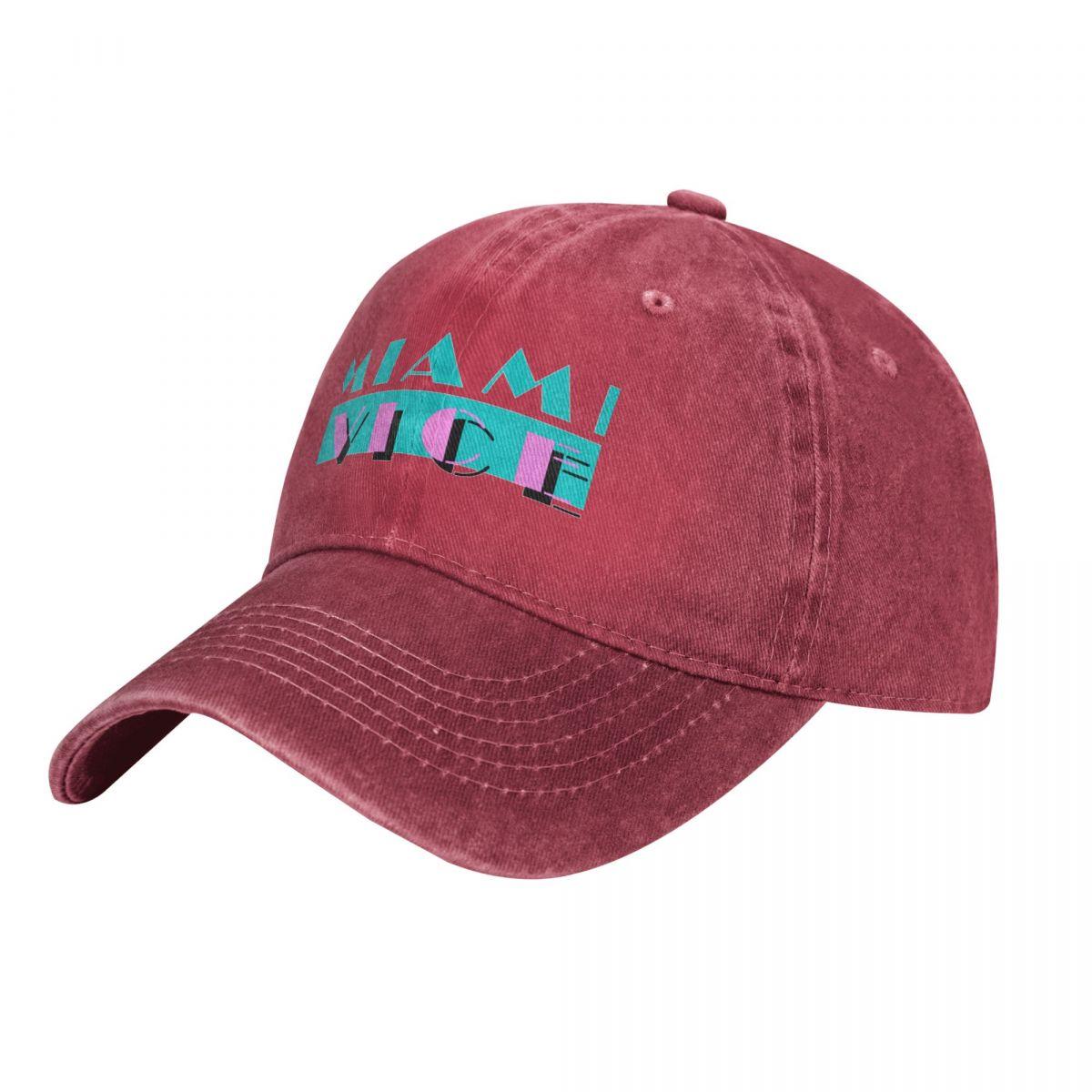 EUROLA Miami Vice - Tv-shows - Side Baseball Cap Militaire Cap Man Grappige Hoed Bergbeklimmen Hoed Dames Heren