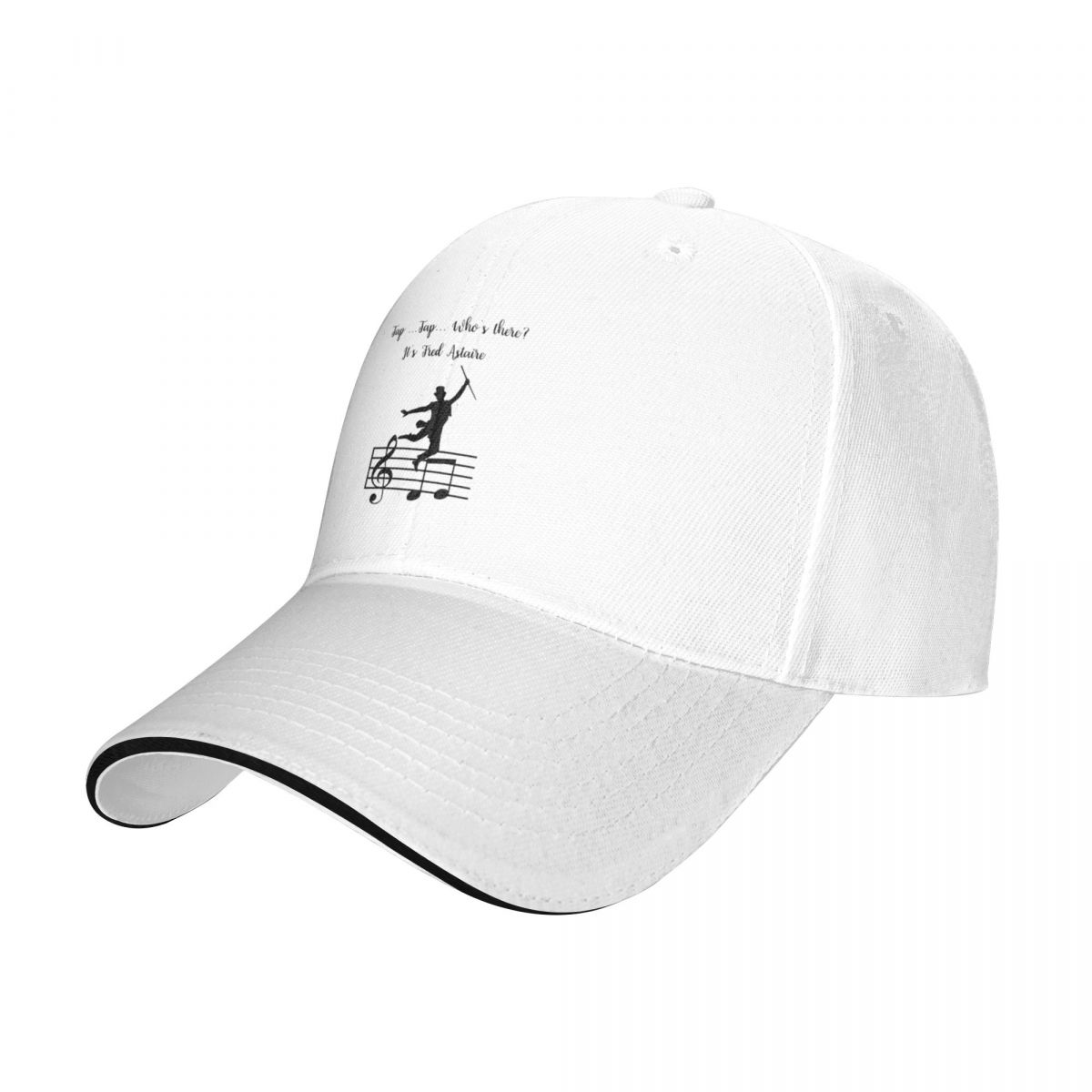 CAUSALXI Fred Astaire - tapdansen op muzieknoten baseball cap streetwear luxe herenhoed feesthoeden golfhoed dames unisex