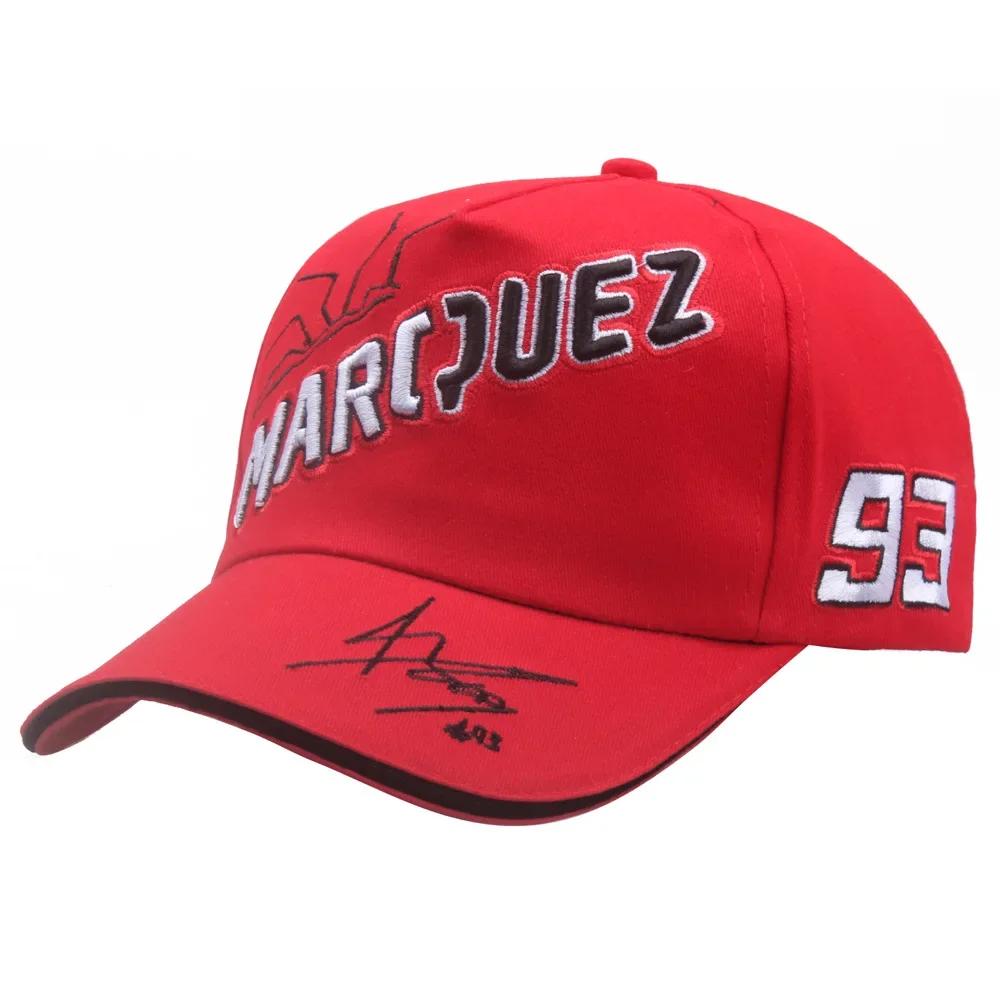 JUNE CAP 2025 New Letter Marquez 93 Logo Baseball Caps Unisex Women Outdoor sports Embroidery  motorcycle hats Sun Protection Gift One Size