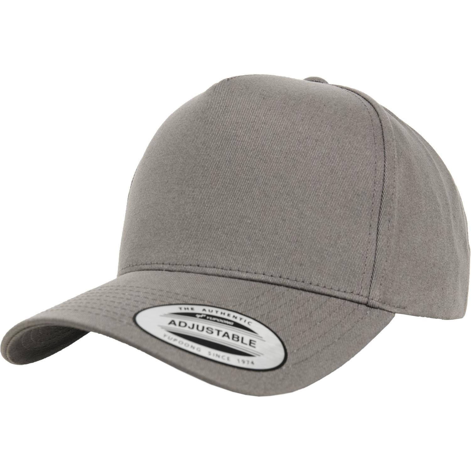 Flexfit by Yupoong klassieke snapback-pet met 5 panelen One Size grijs