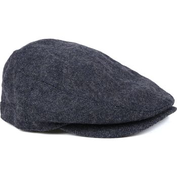 Barbour Pet  Barlow Flat Cap Herringbone Navy