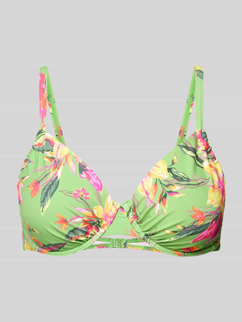 Lascana Bikinitop met beugels MALIA met tropische print
