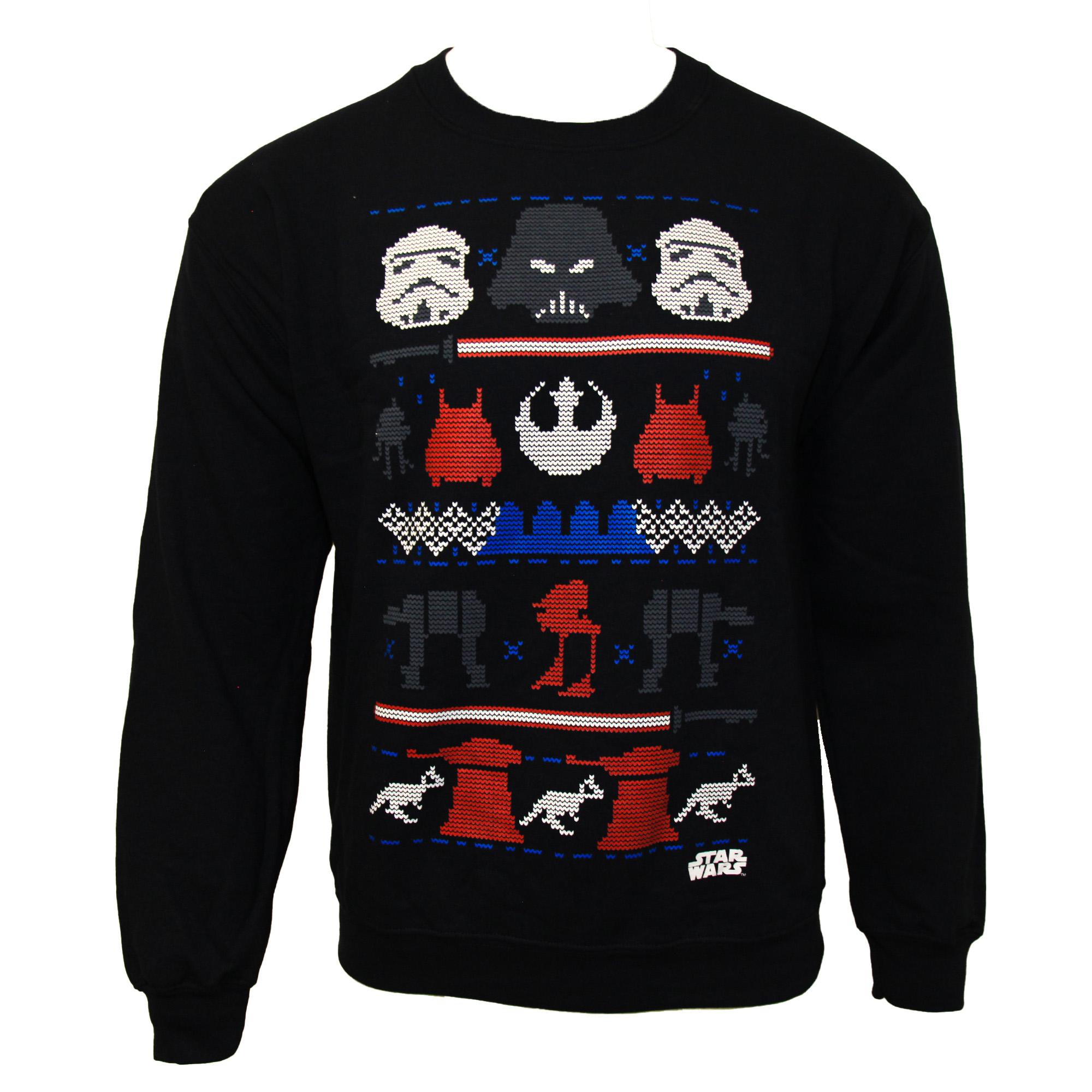 Star Wars Heren Dark Side Fair Isle kersttrui M