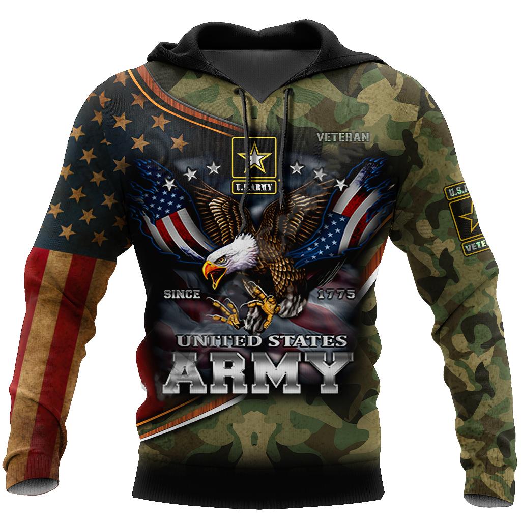 Xiao Xiang Lente Herfst Mode Heren Hoodie 3D Gedrukt Trend Amerikaanse Vlag Eagle Mannen Sportkleding Casual Unisex Trui Met Capuchon XL