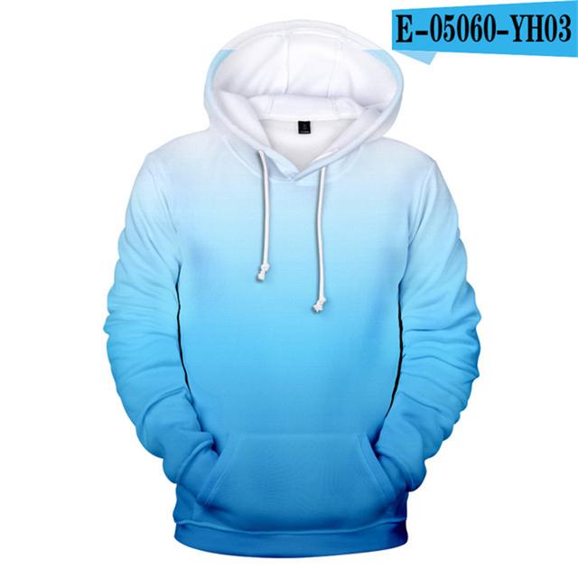 ETST WENDY 005 Herenhoodie 2023 herfst dunne editie pullover sweatshirt kleurrijke gradiënt groene hoodie effen kleur capuchon regenboog toplaag S