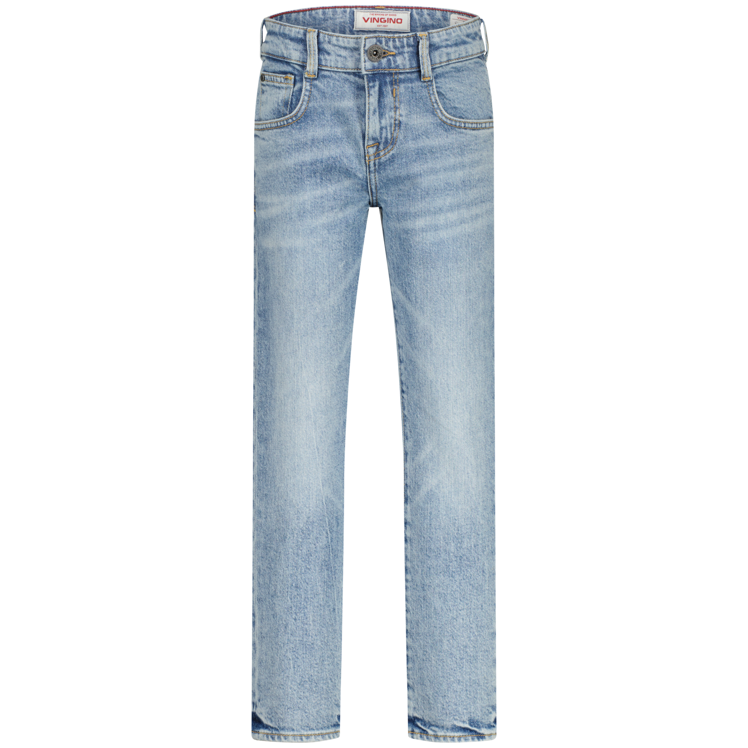 Vingino winter jeansbroek jongens - blauw - Pierre - straight fit