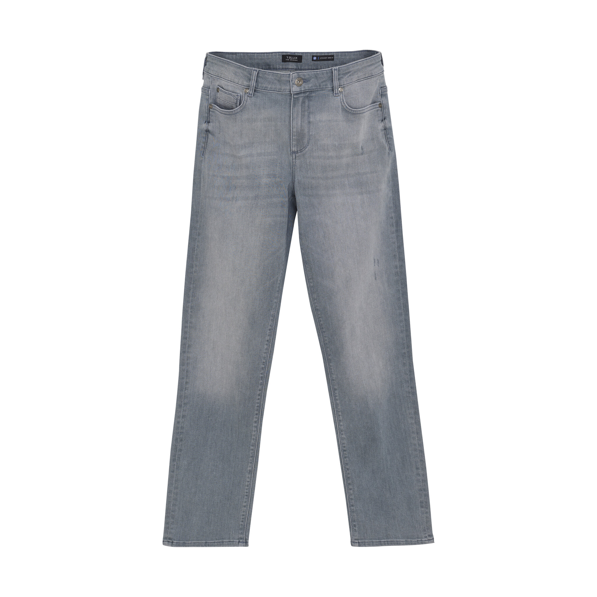 Rellix winter jeansbroek jongens - blauw - straight, wide leg fit