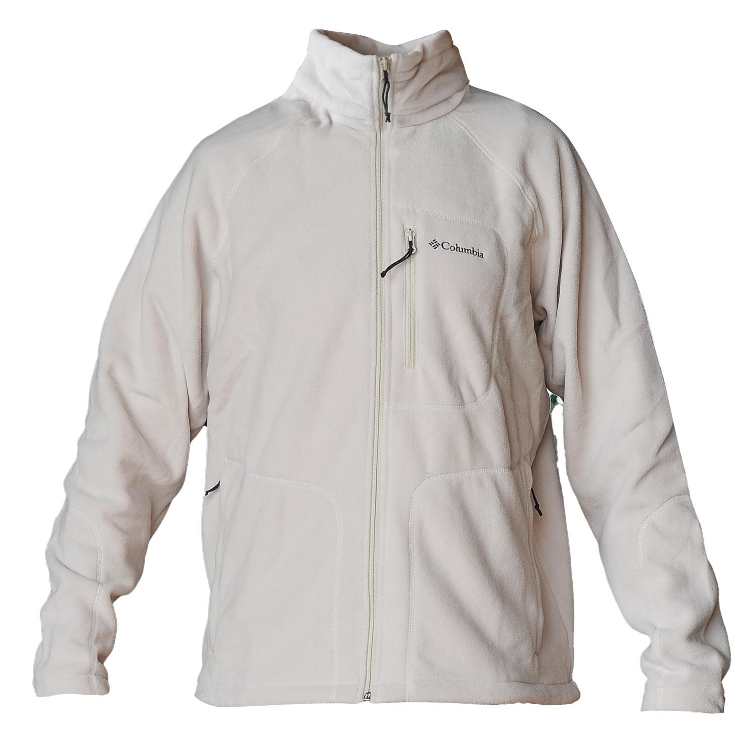 Columbia Fast Trek II fleece met volledige ritssluiting, beige fleece voor heren L