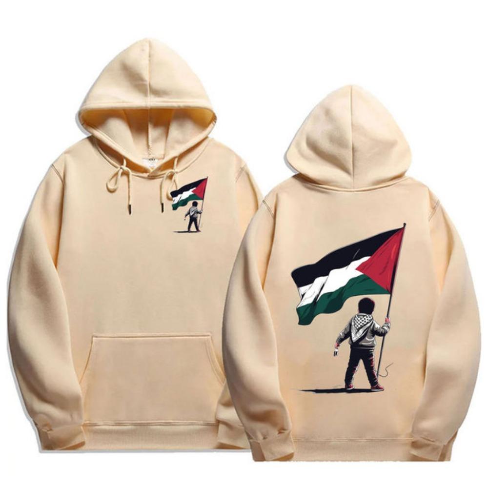 TENJINGE Trendy Heren hoodie met capuchon, comfortabel en losjes retro Harajuku, geschikt voor zowel mannen als vrouwen. Sportkleding, modieuze wintertop, straatkleding L