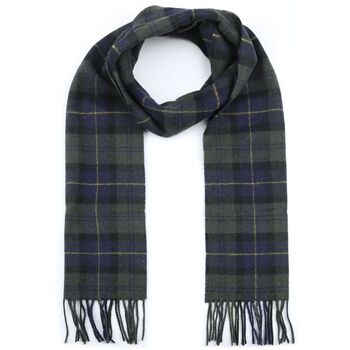 Barbour Sjaal  Sjaal Tartan Lamswol Klassiek Donkergroen