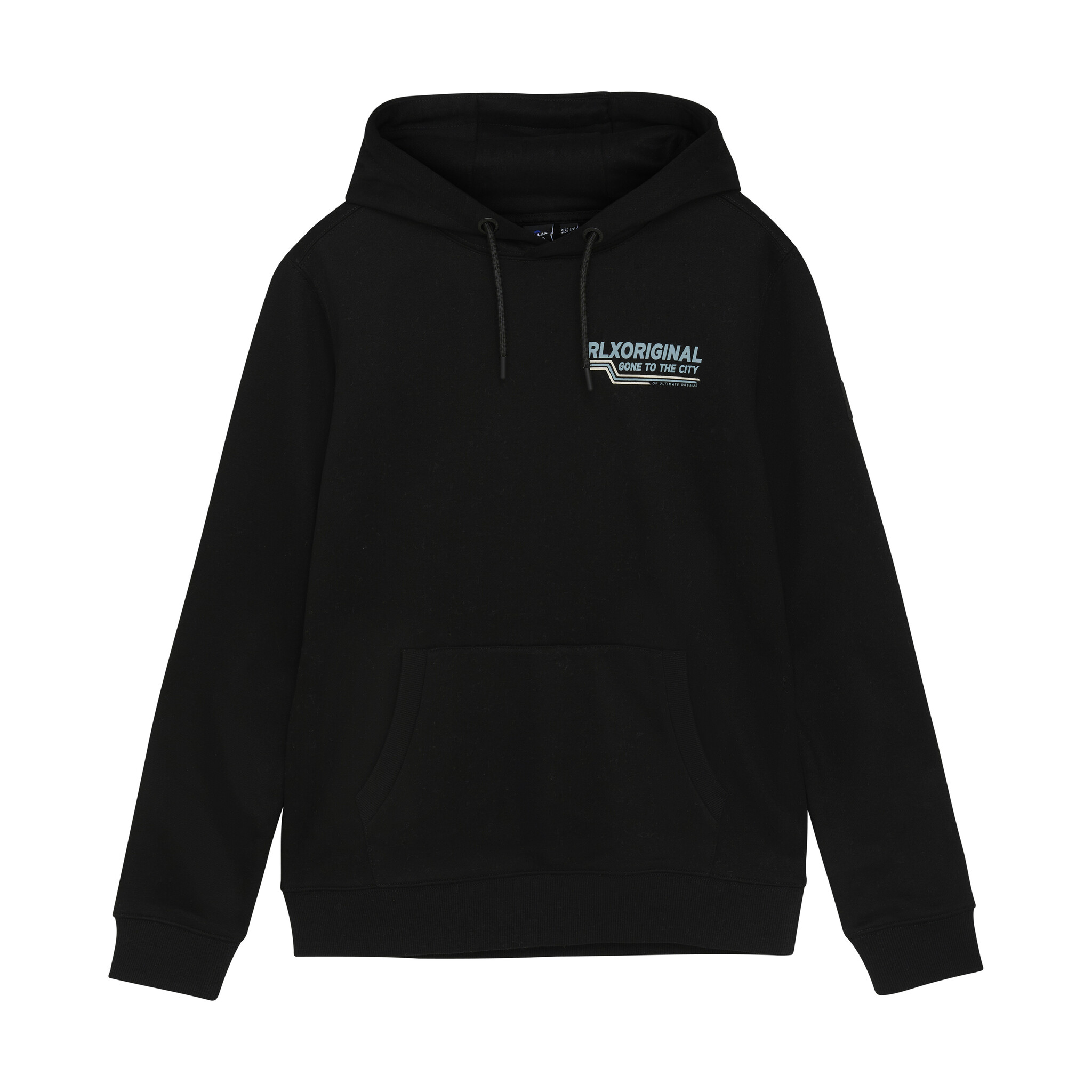 Rellix winter hoodie jongens - zwart - backprint