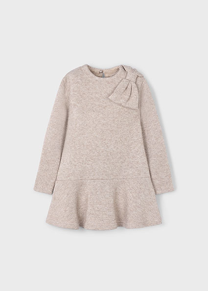 Mayoral winter jurk meisjes - bruin - gebreid