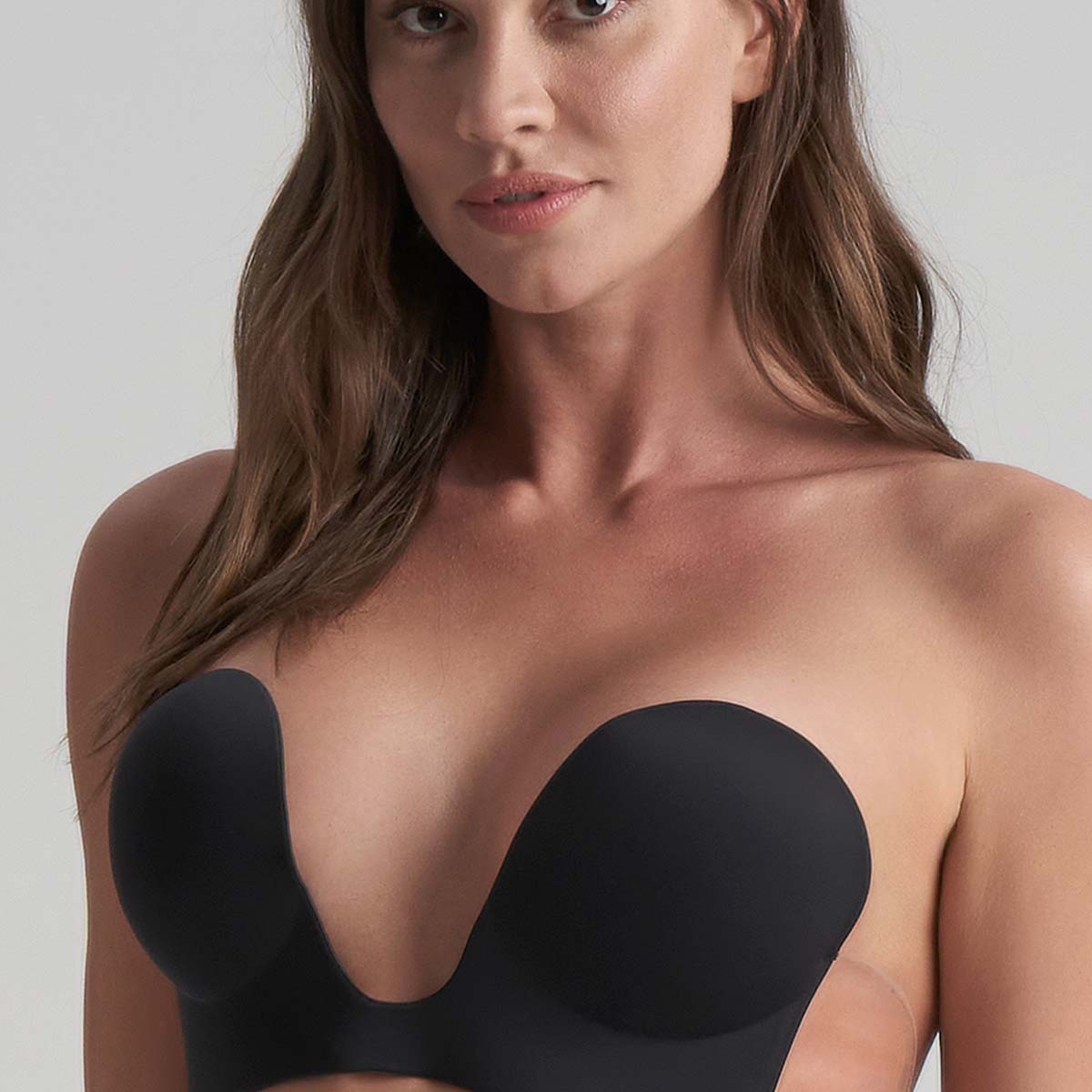 Bye Bra Seamless U-Style plak BH, zwart