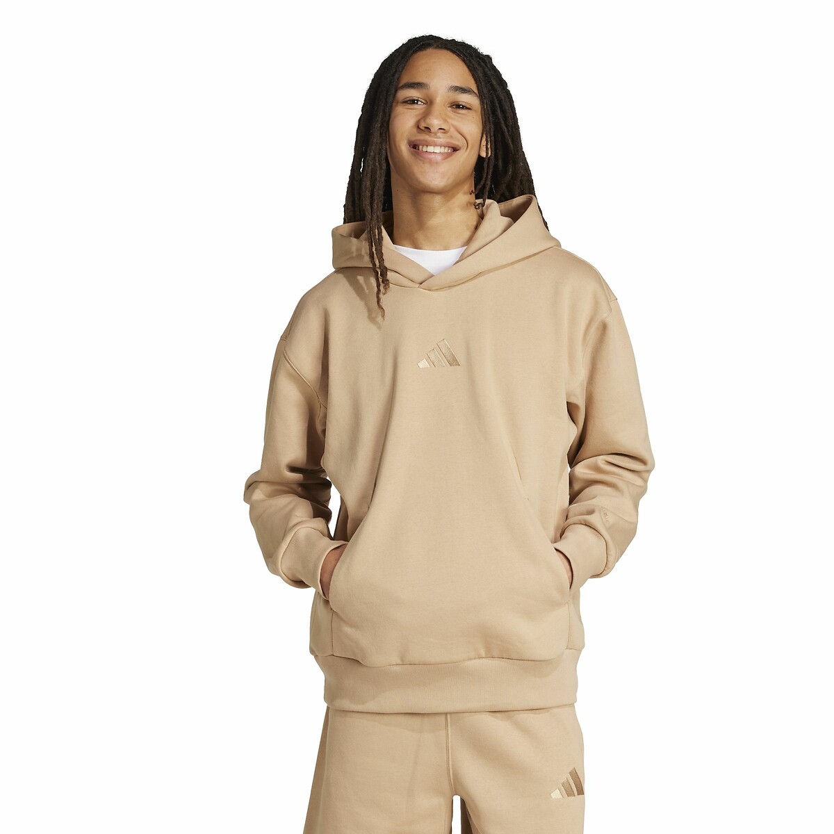 Adidas Sportswear Hoodie M A SZN FL HD zacht fleecemateriaal (1-delig)