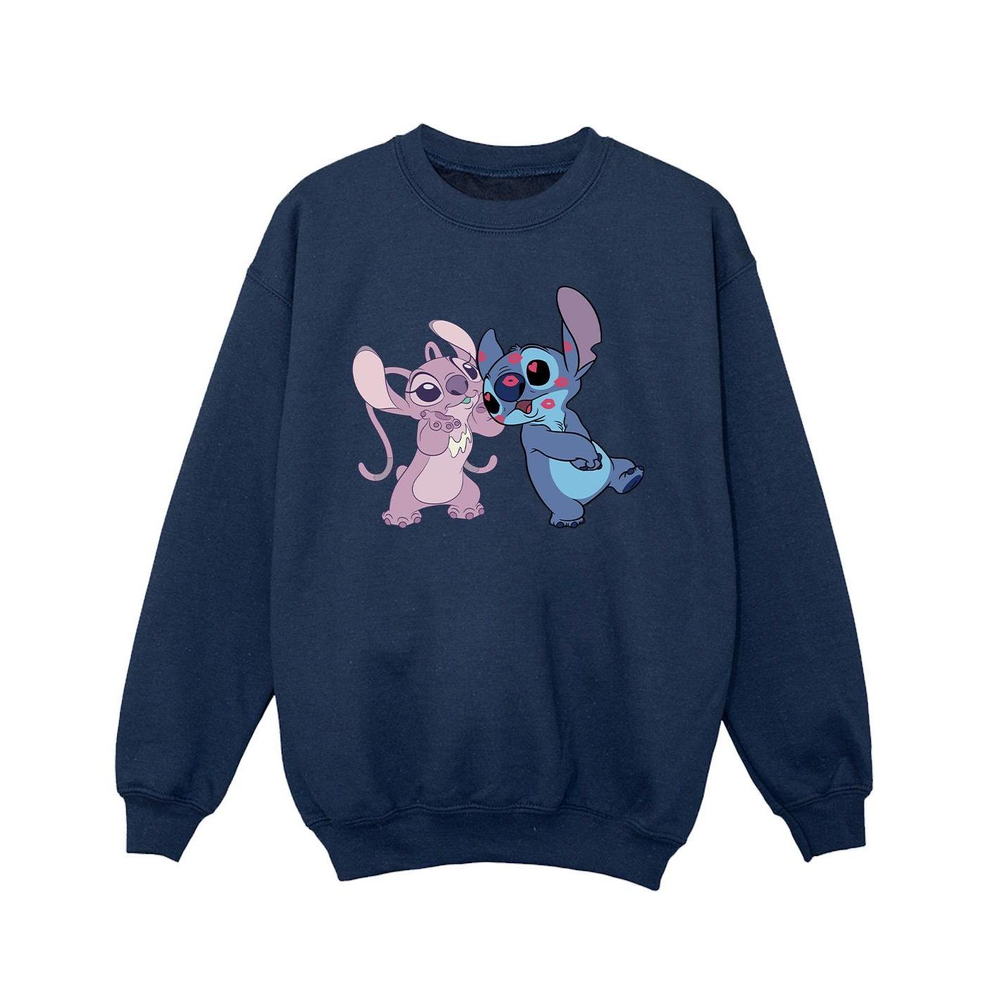 Disney Lilo & Stitch Kisses-sweatshirt voor meisjes 12-13