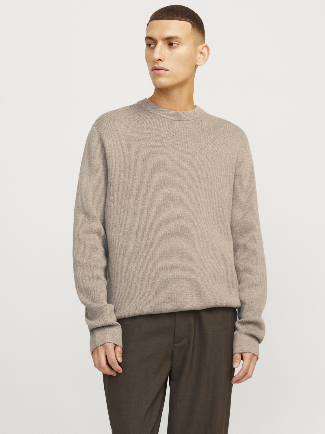 Jack & Jones Gebreide trui JPRBLAMILANO STITCH KNIT CREW NECK SN